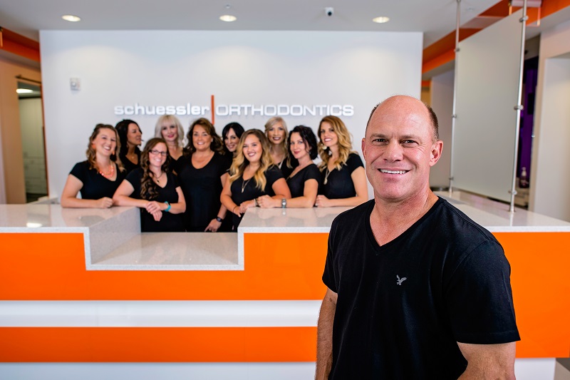 Dr. Schuessler and His Orthodontic Staff